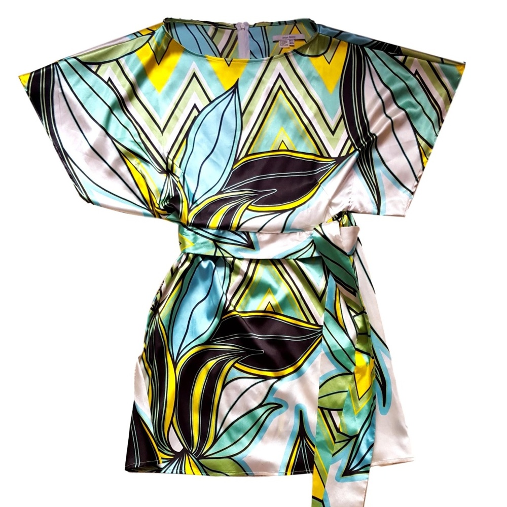 Zara Gorgeous Bold Satin 34" Dress